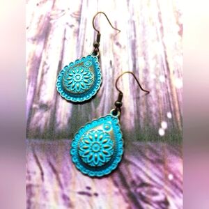 Copper & Patina Teardrop